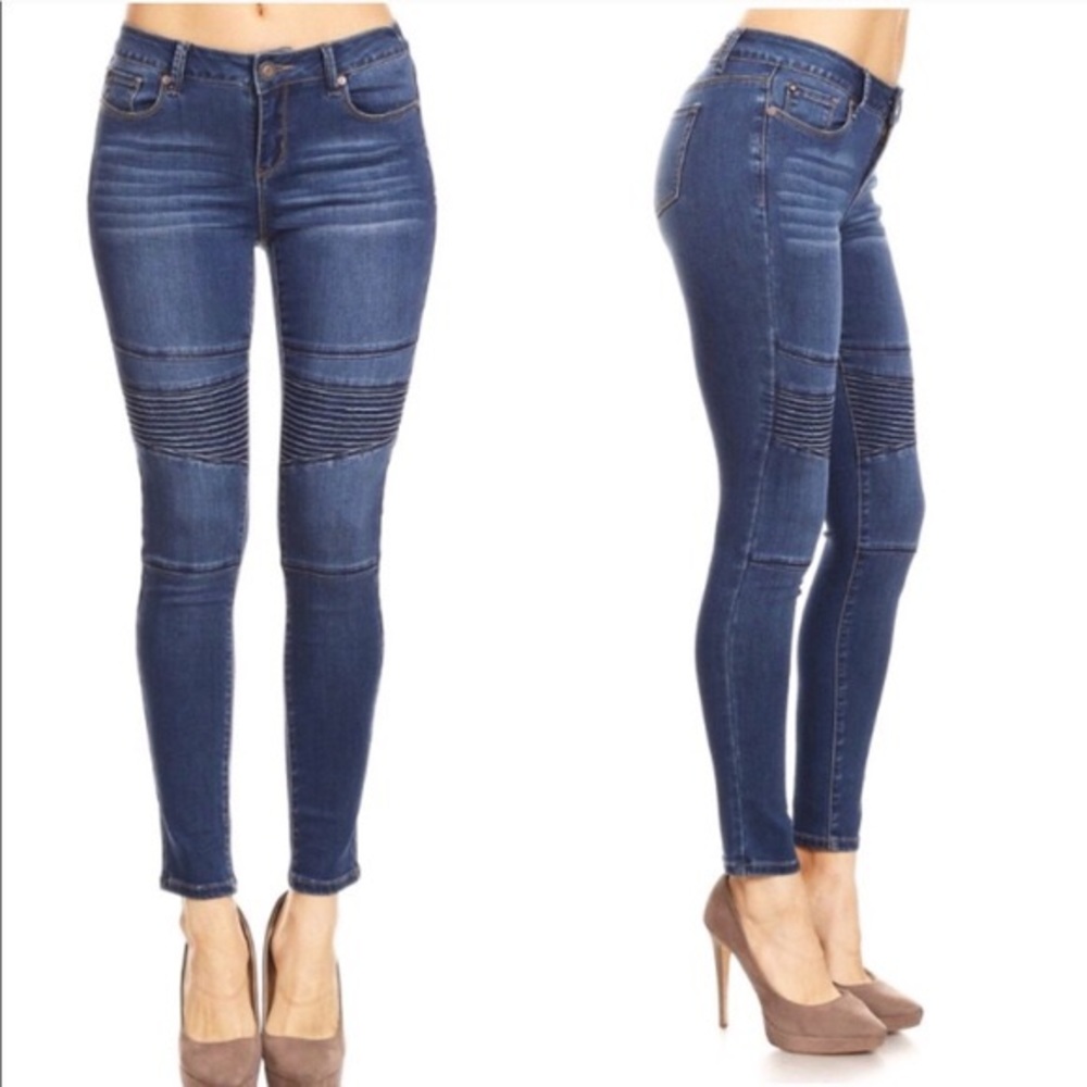 NWT ENJEAN Moto Ankle Skinny Denim 👖